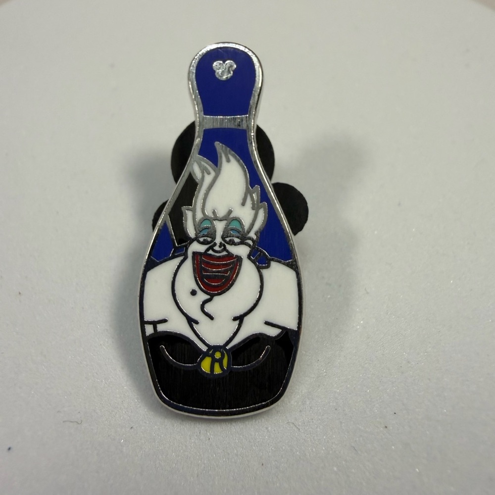 💙3/$20 DISNEY TRADING PIN Ursula Bowling Pin Enamel Pin